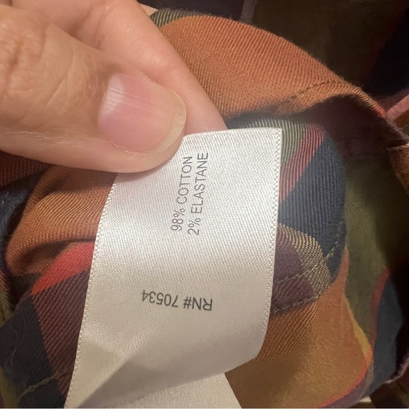 Orvis No-Work Work Shirt Mens XXL Cotton Multicolor Plaid Long Sleeve Button Up - Picture 8 of 12